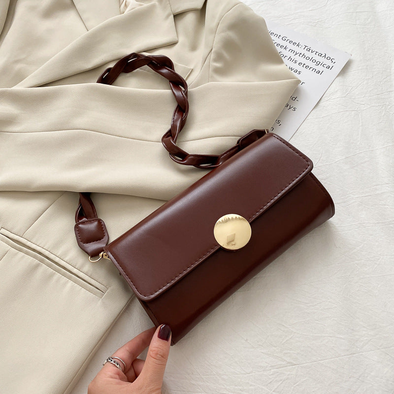 Chic French Women's Shoulder Bag - Trendy Crossbody Bag