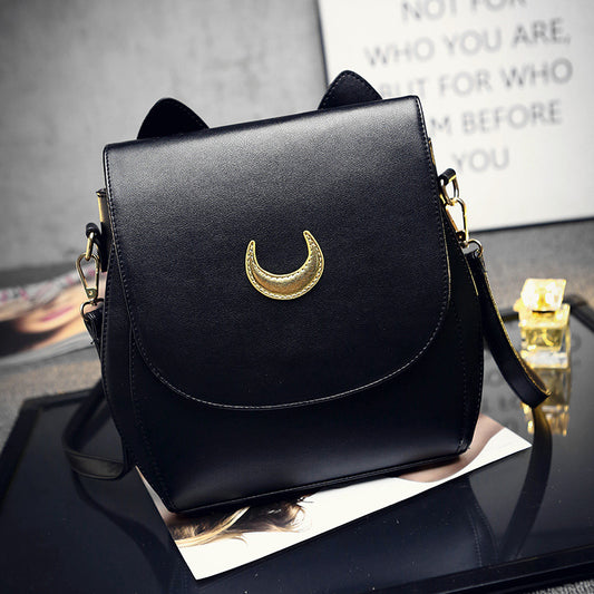 Girls' Leather Backpack