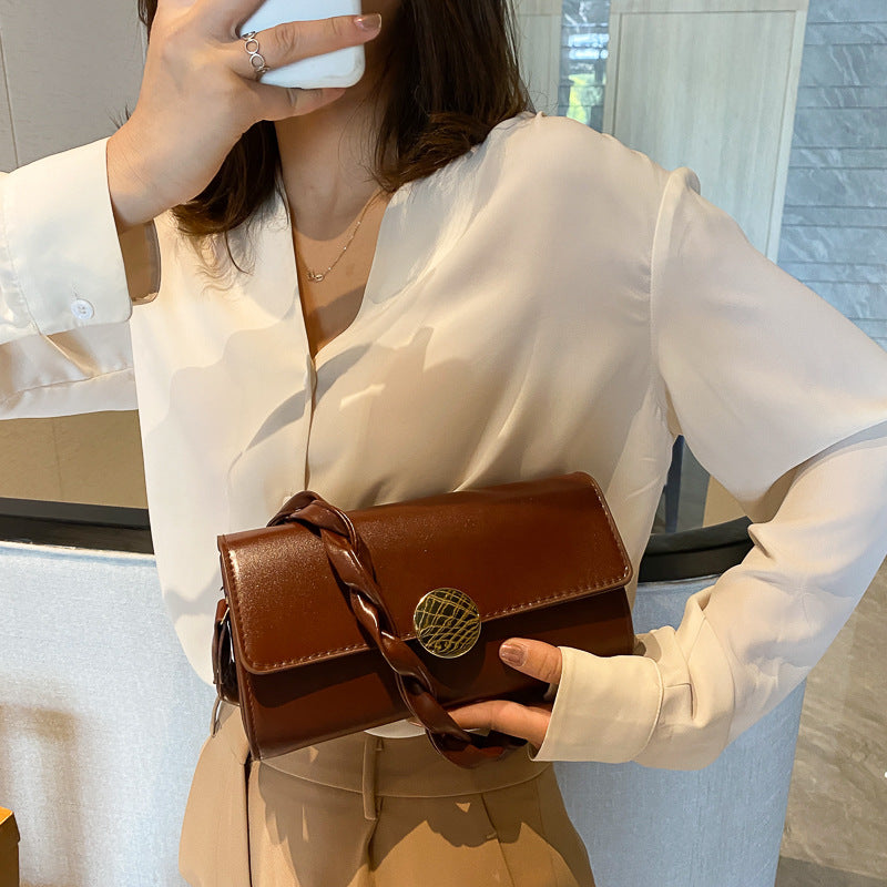 Chic French Women's Shoulder Bag - Trendy Crossbody Bag