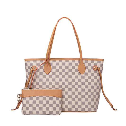Checked Shoulder Bag - 2019 Spring/Summer Style
